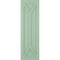 Ekena Millwork True Fit PVC San Carlos Mission Style Fixed Mount Shutters, Seaglass, 12W x 62H, PR TFP001SC12X062SG - alternate 10
